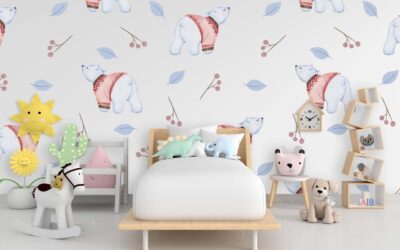 Ταπετσαρίες που θα μεταμορφώσουν τους τοίχους του παιδικού δωματίου.